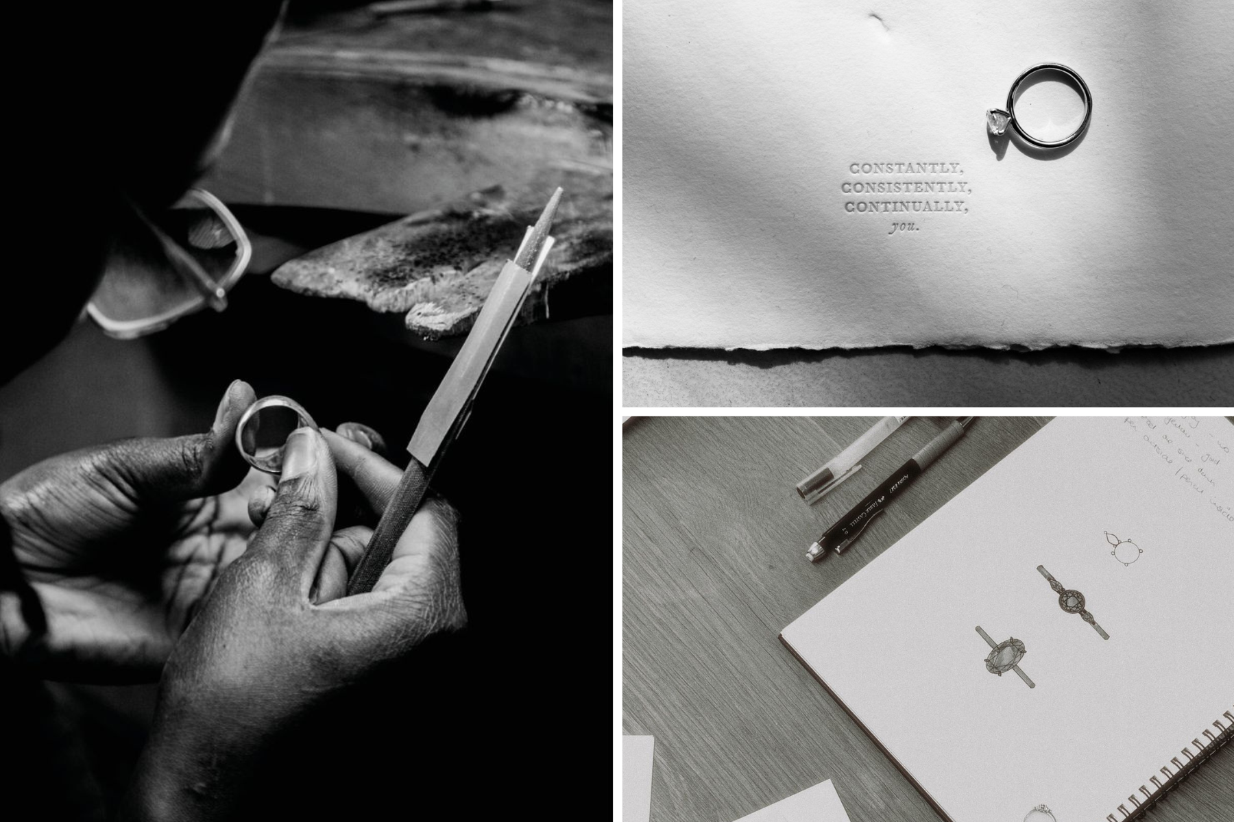 nhẫn cưới vàng trắng bạch kim JJ