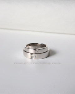 nhẫn cưới vàng trắng bạch kim JJ