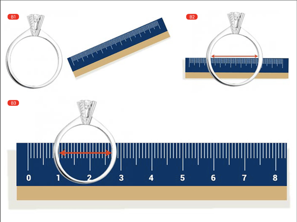 Cách đo size nhẫn cưới bạch kim tại nhà chính xác cho cặp đôi