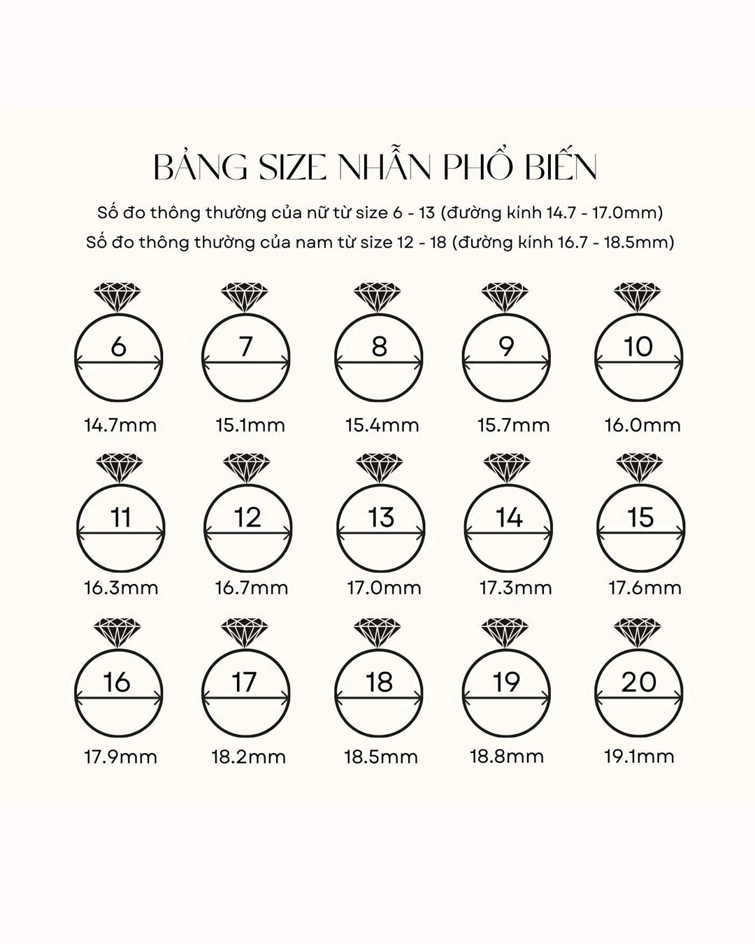 do size ni nhan cuoi bach kim