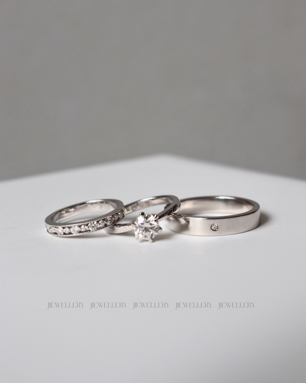 Nhẫn bạch kim có nhất thiết phải đính Moissanite không?